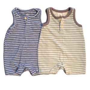 Baby Gap Rompers - 0-3 months